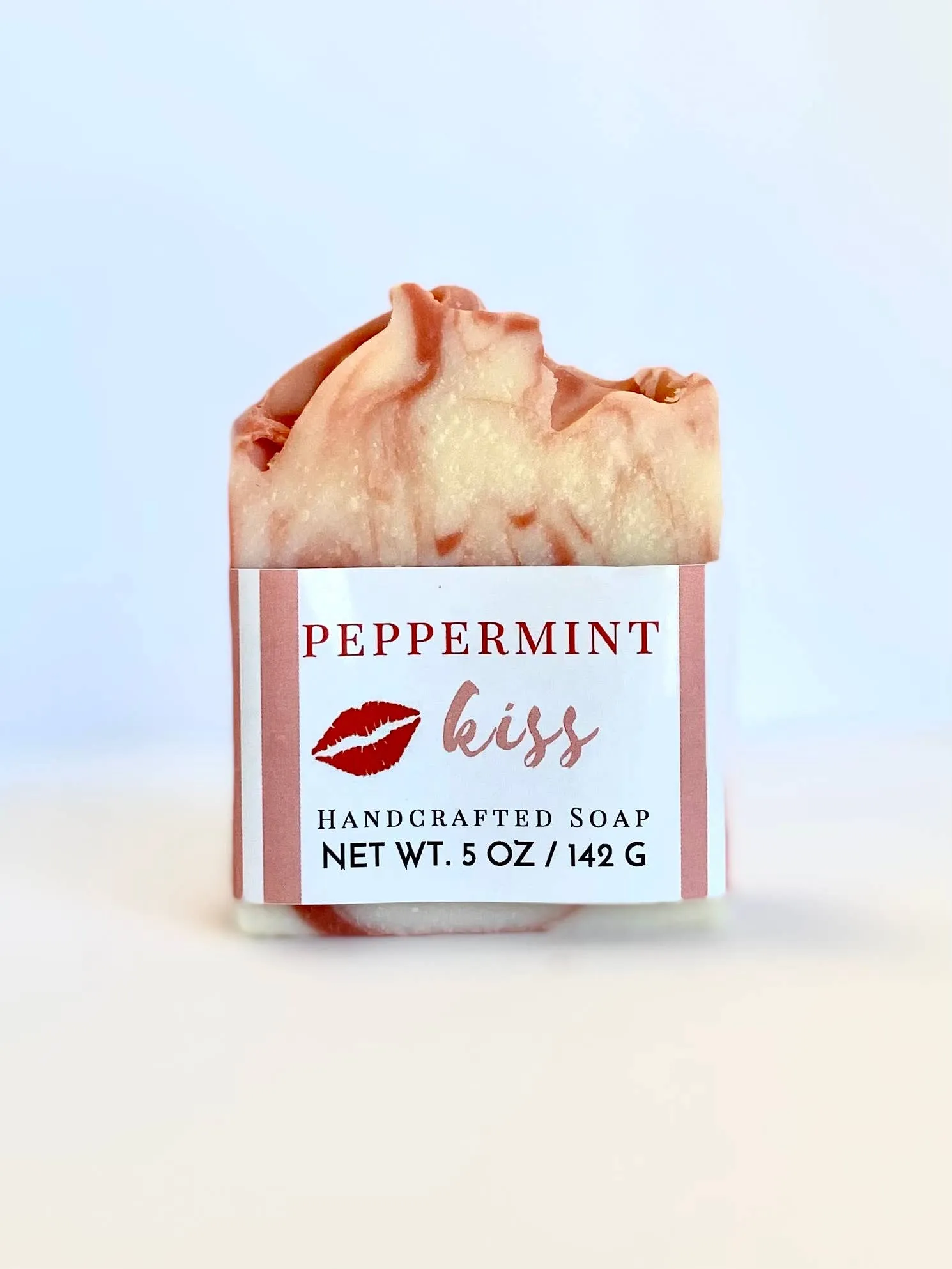 5 oz Peppermint Kiss Handcrafted Soap