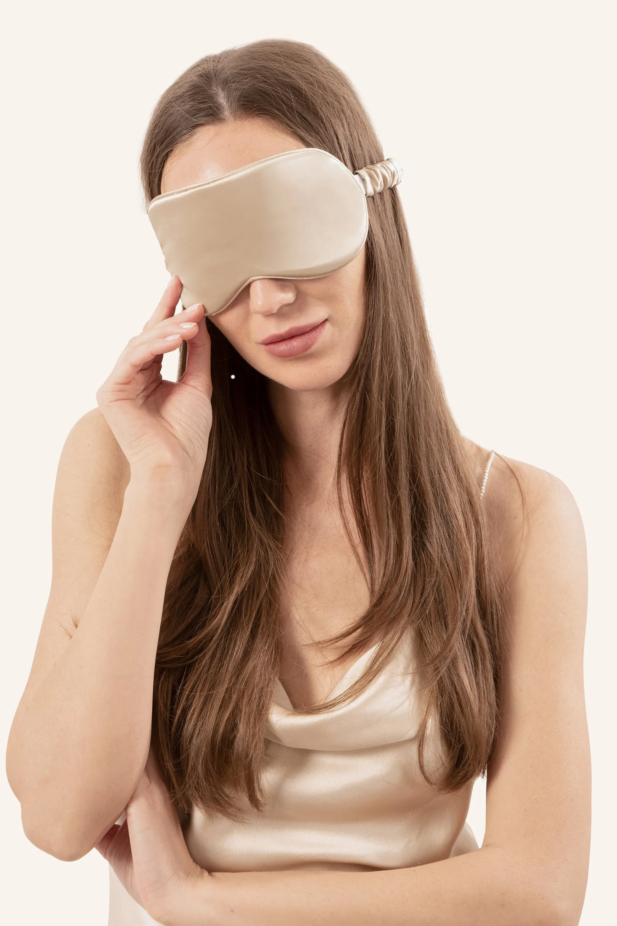 Adjustable Silk Sleep Mask - Ultra Soft & Breathable