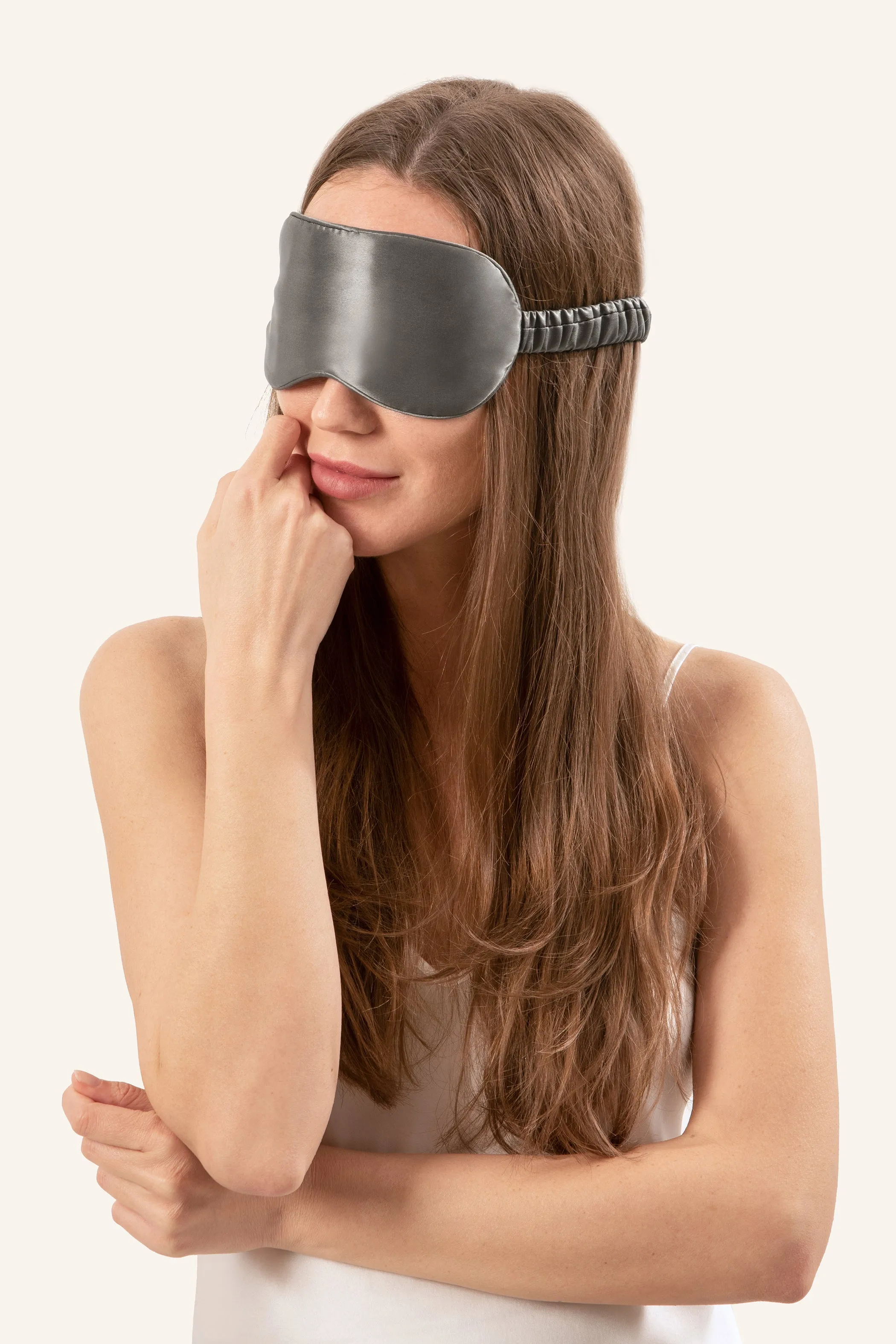 Adjustable Silk Sleep Mask - Ultra Soft & Breathable