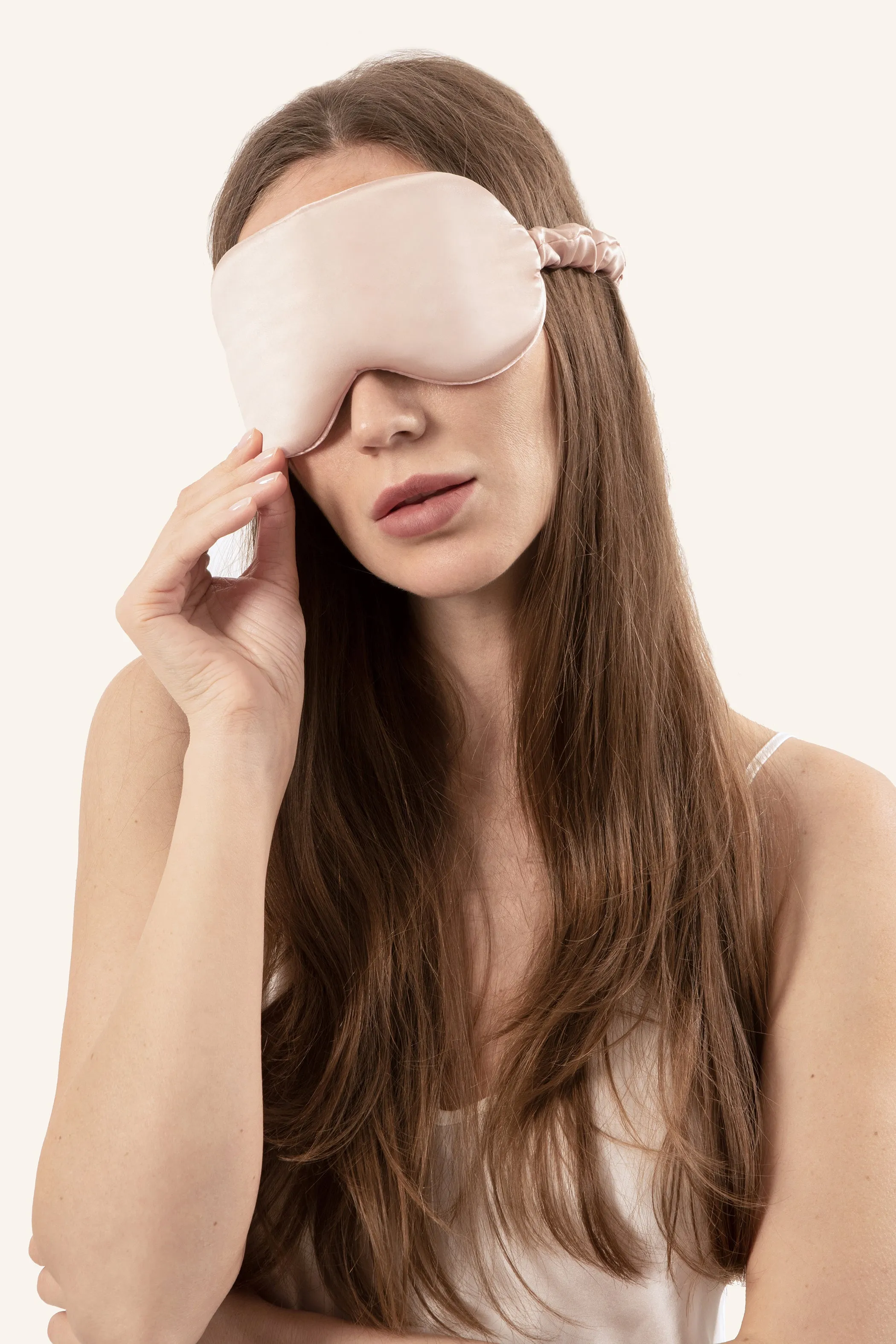 Adjustable Silk Sleep Mask - Ultra Soft & Breathable