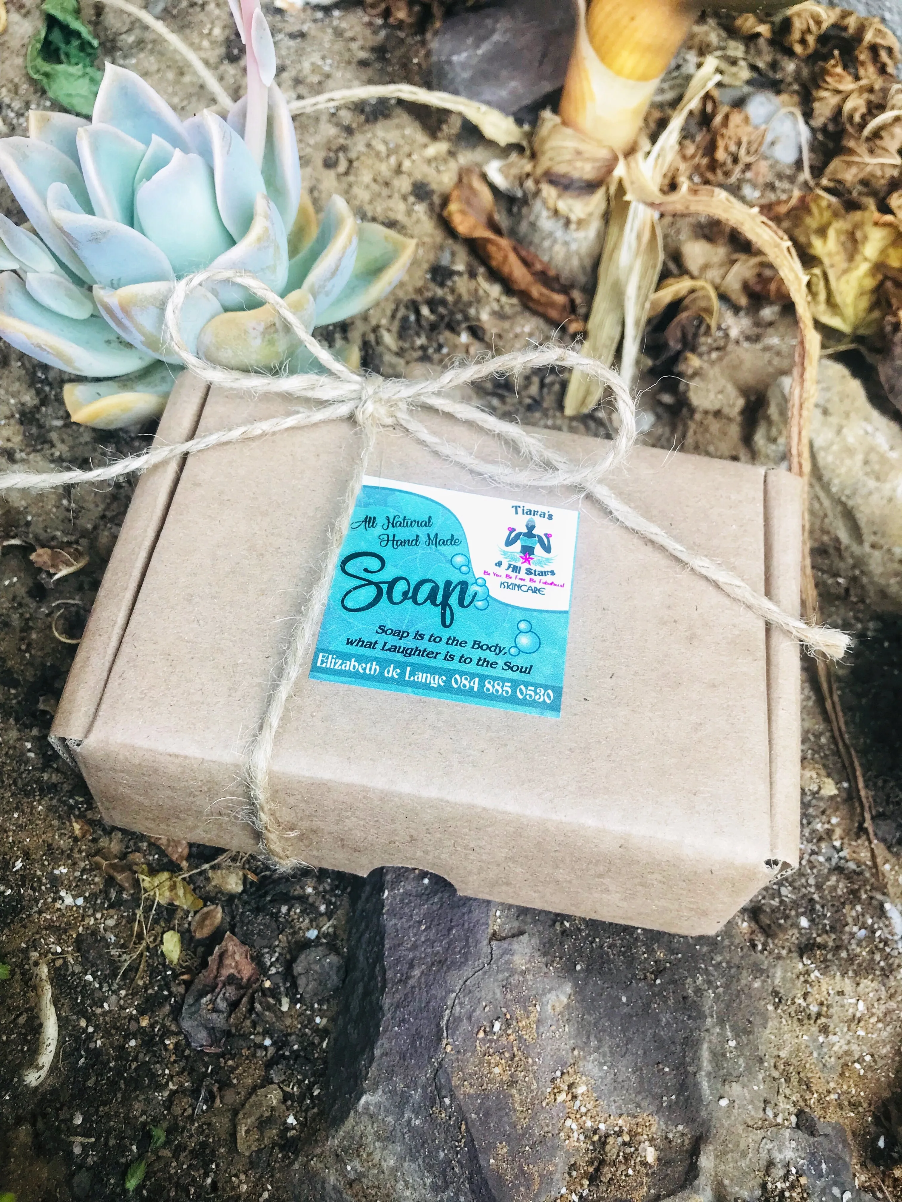 Artisan Handcrafted Soap in kraft box