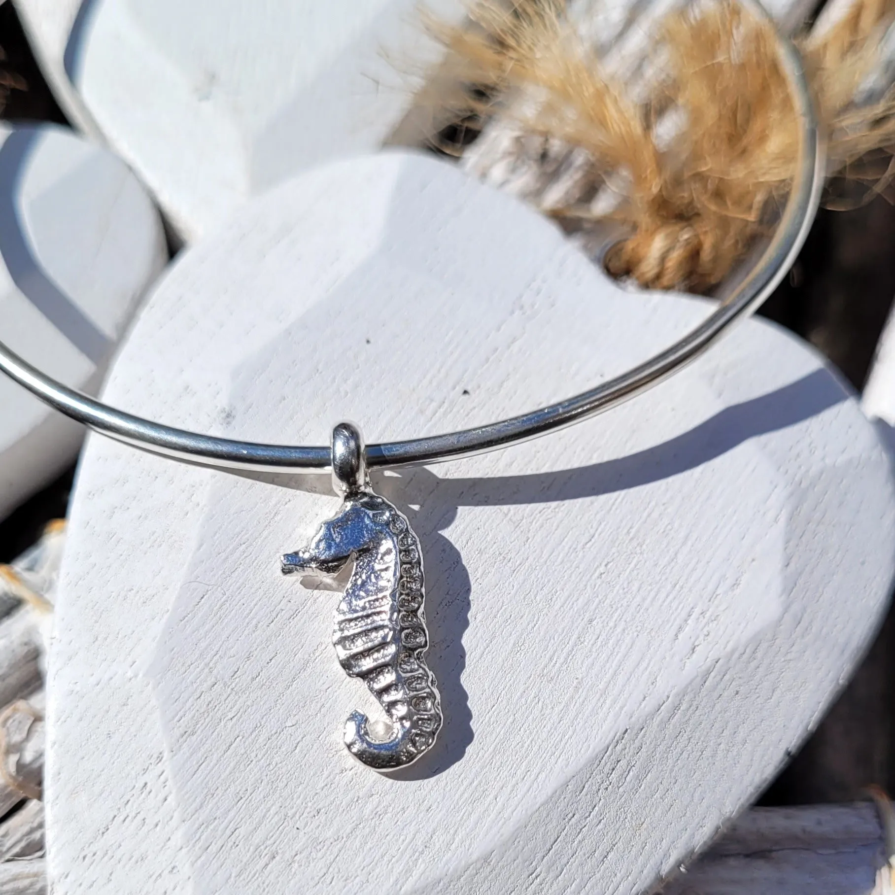 Baby Seahorse Bangle