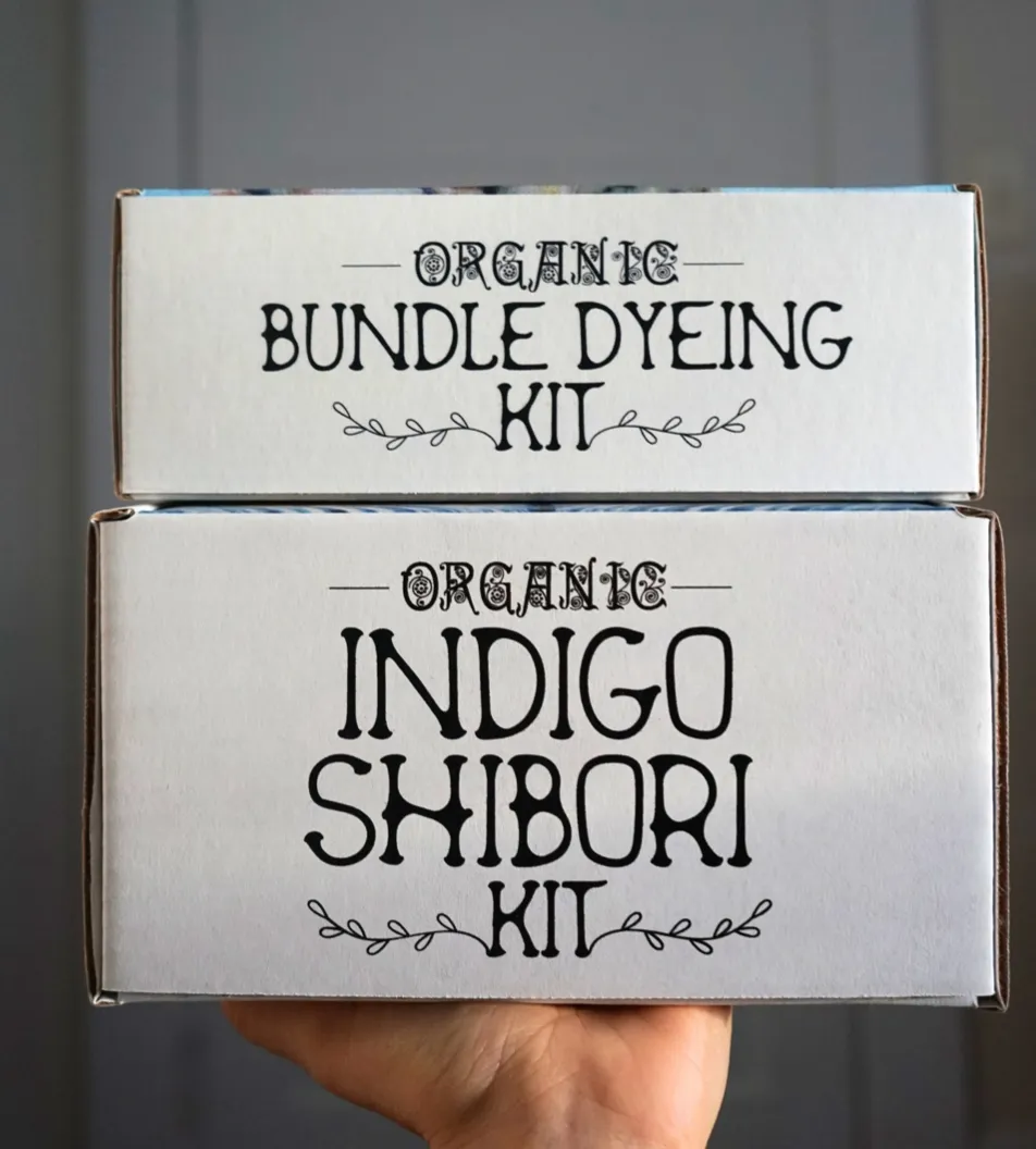 Beginner Natural Dye Kit Duo – Bundle Dyeing & Indigo   Shibori
