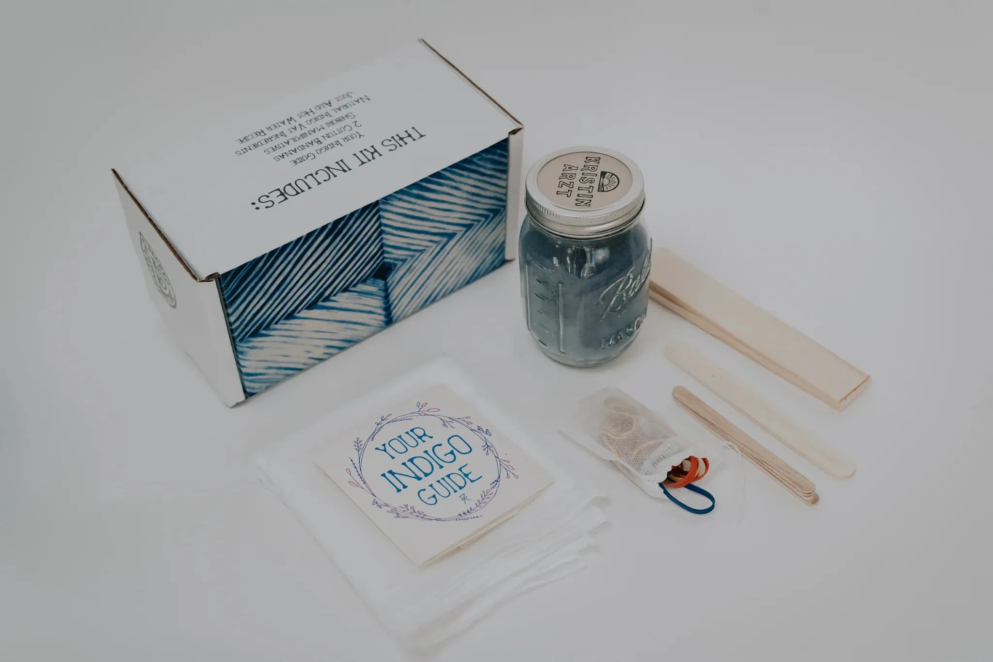 Beginner Natural Dye Kit Duo – Bundle Dyeing & Indigo   Shibori