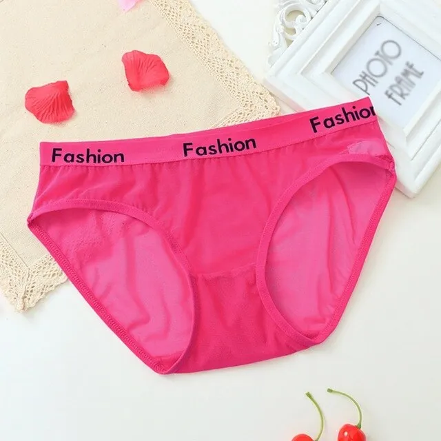 Breathable Letter Plus Size Panties
