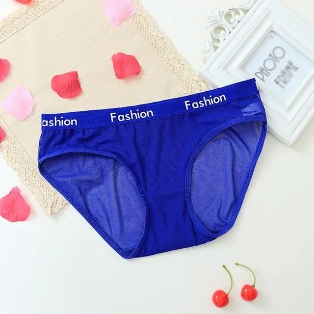 Breathable Letter Plus Size Panties