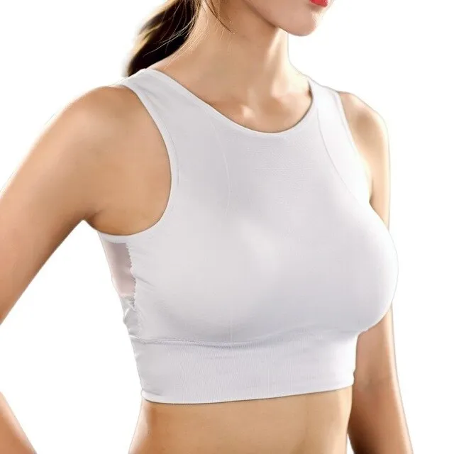 Breathable Mesh Solid Bras