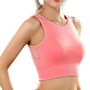 Breathable Mesh Solid Bras