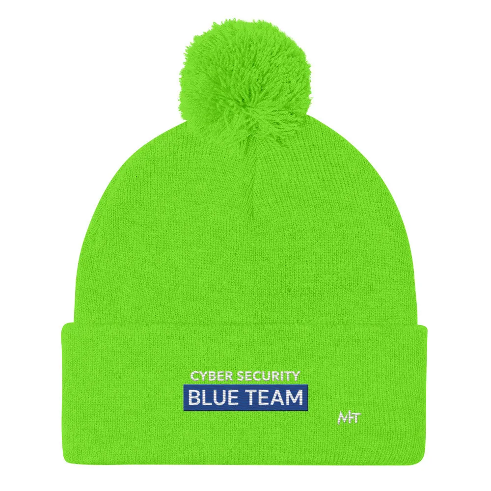Cyber Security Blue Team V7 - Pom-Pom Beanie
