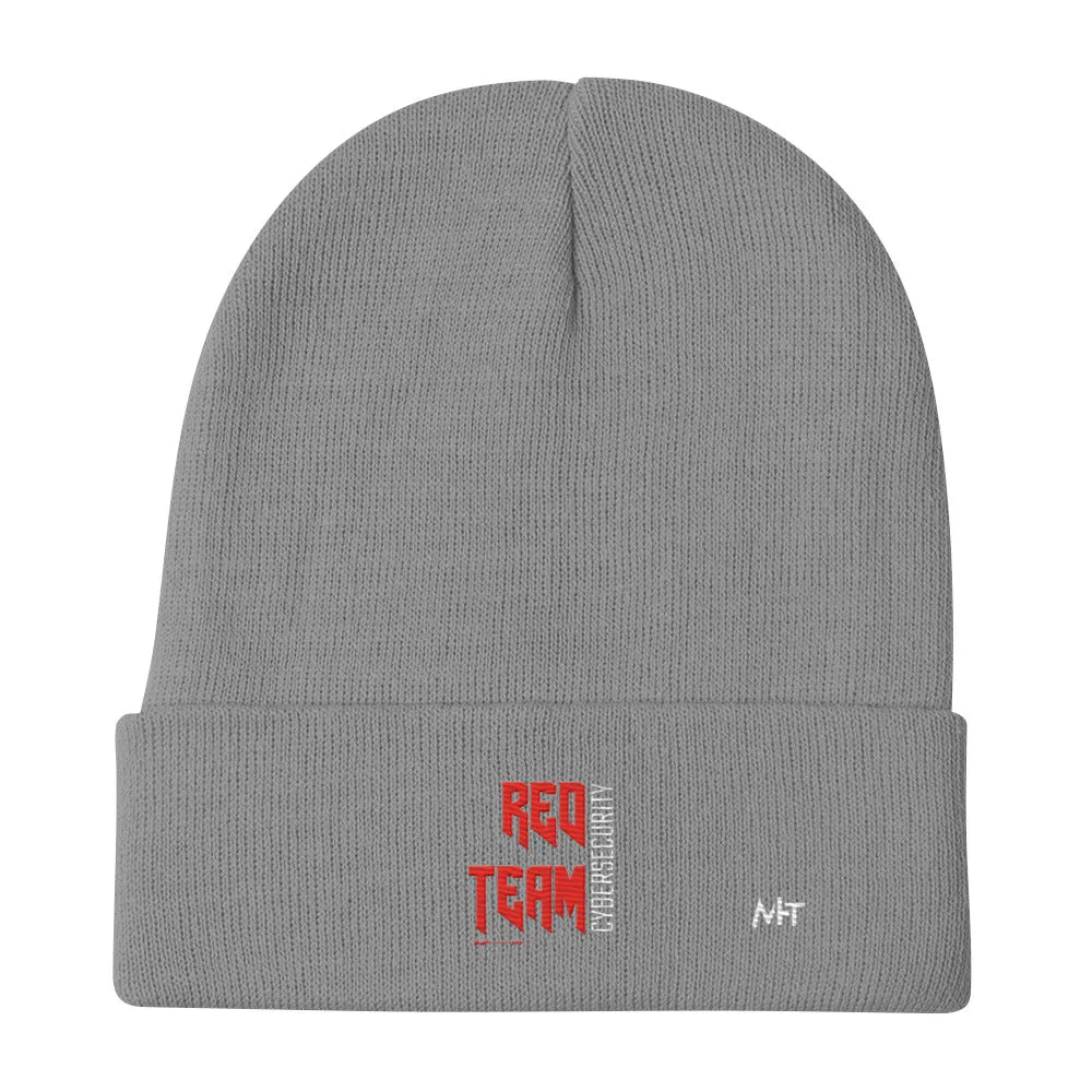 Cyber Security Red Team V9 - Embroidered Beanie