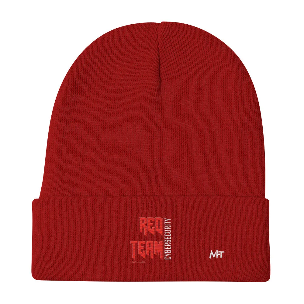 Cyber Security Red Team V9 - Embroidered Beanie