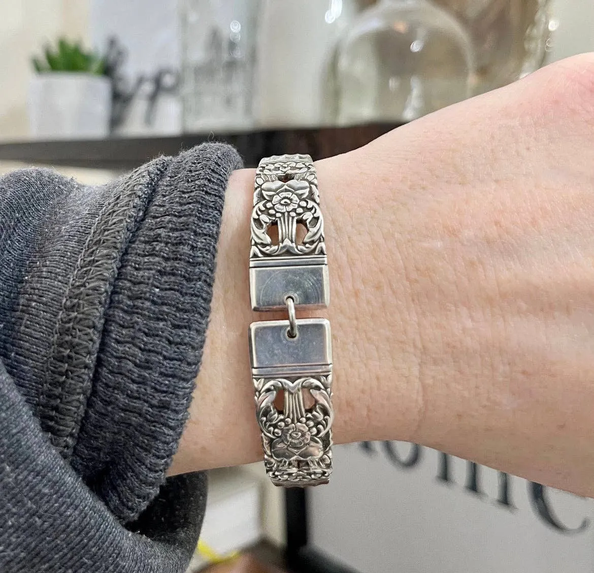 Handcrafted Coronation Spoon  Bracelet