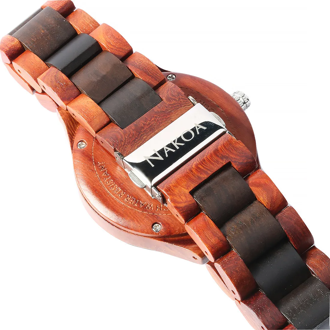 Handcrafted Wooden Watch Classic Two Tone