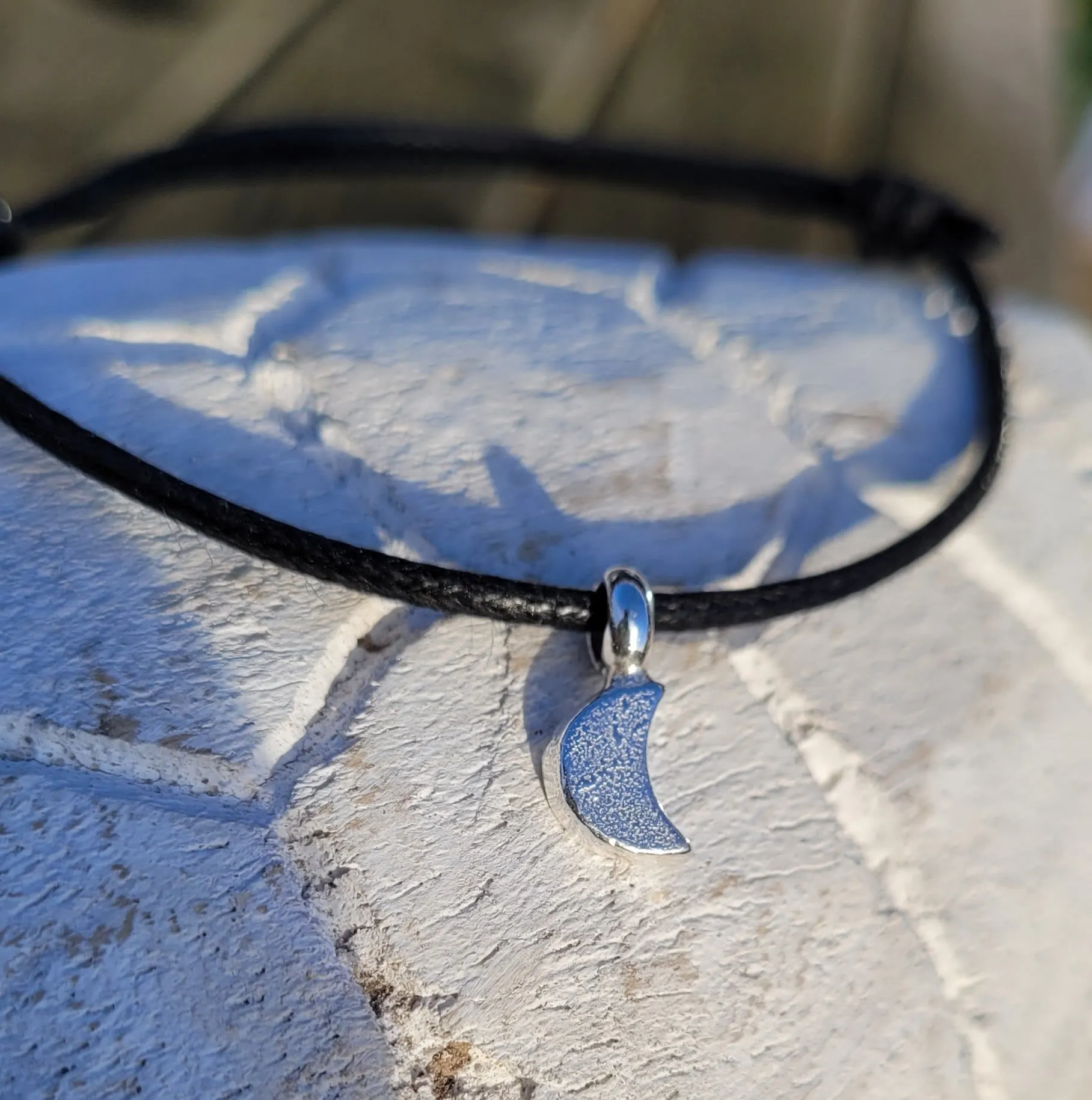 Little Moon Cord Adjustable Bracelet