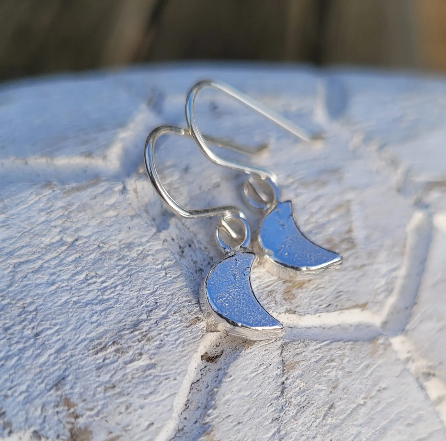 Little Moon Dangle Earrings