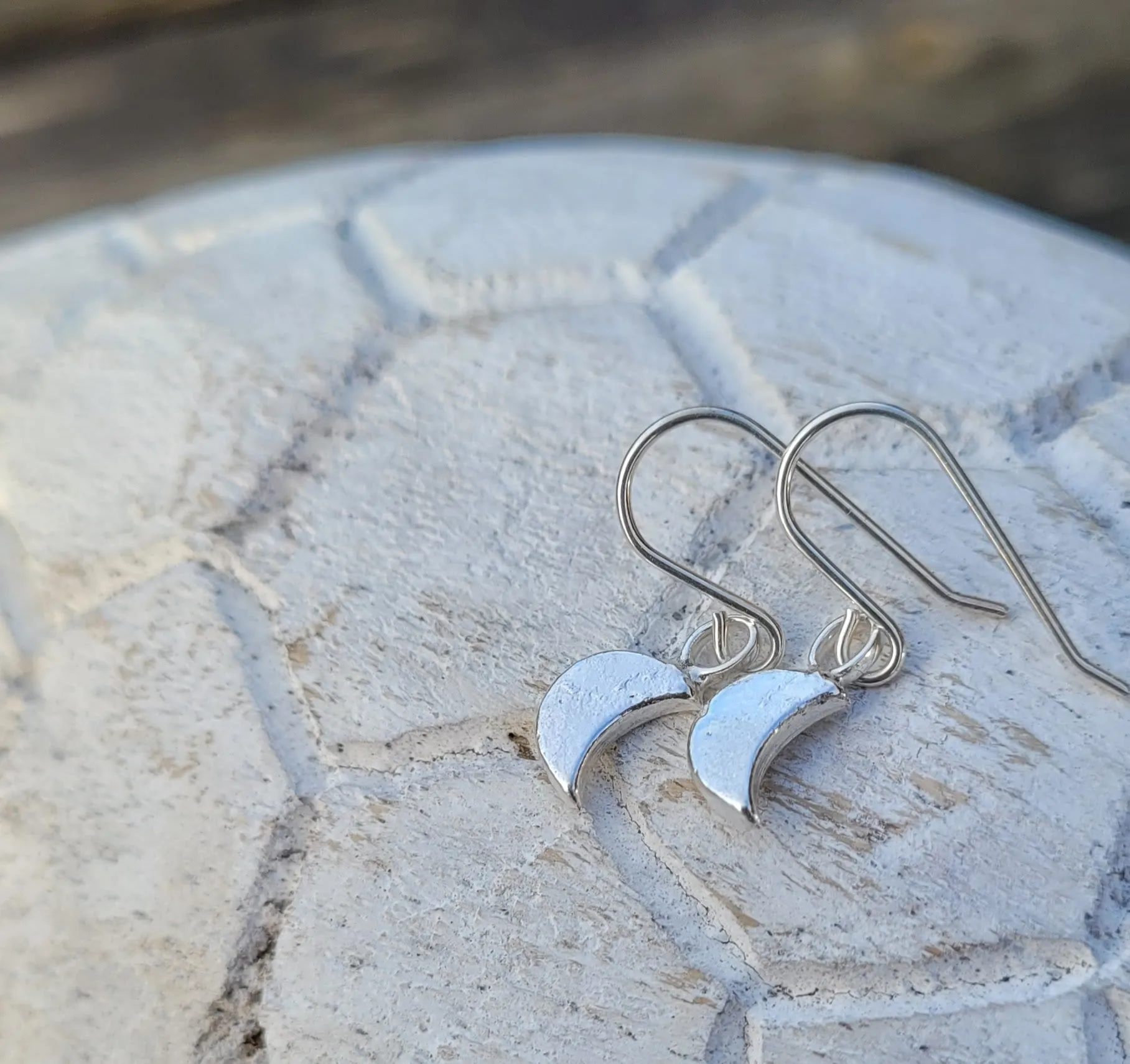 Little Moon Dangle Earrings