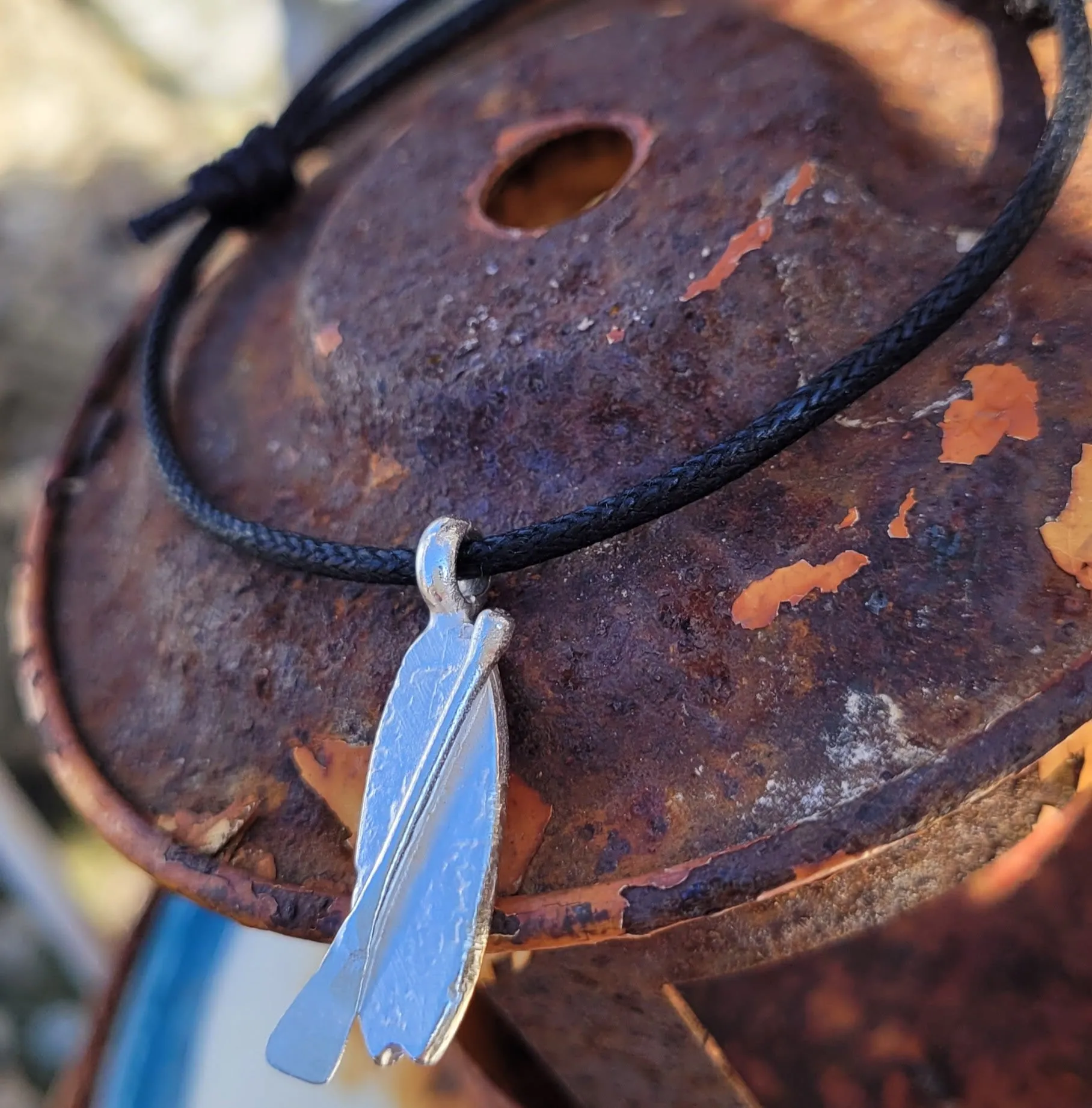 Paddle Board Cord Charm Bracelet or Choker Necklace