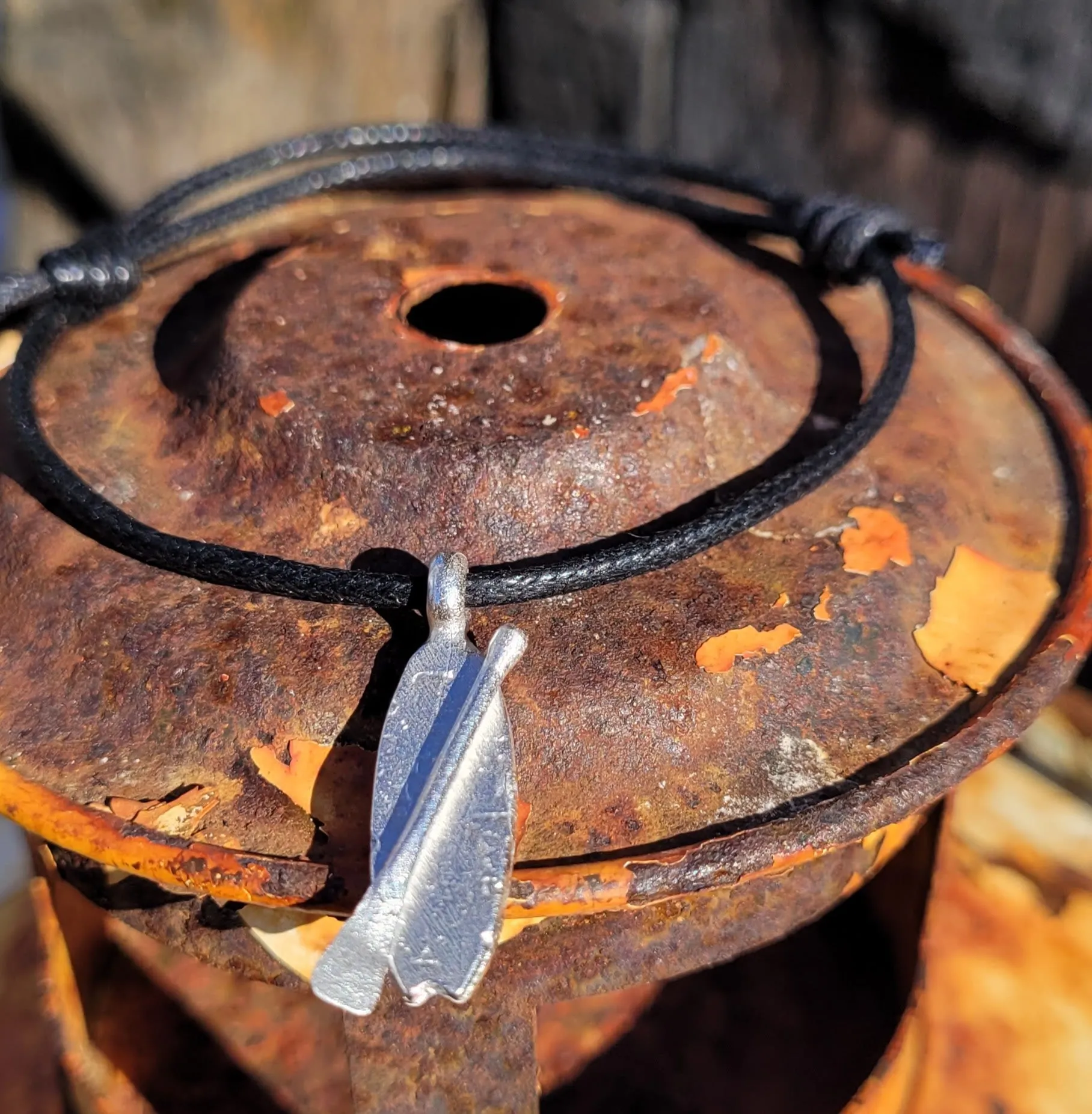 Paddle Board Cord Charm Bracelet or Choker Necklace