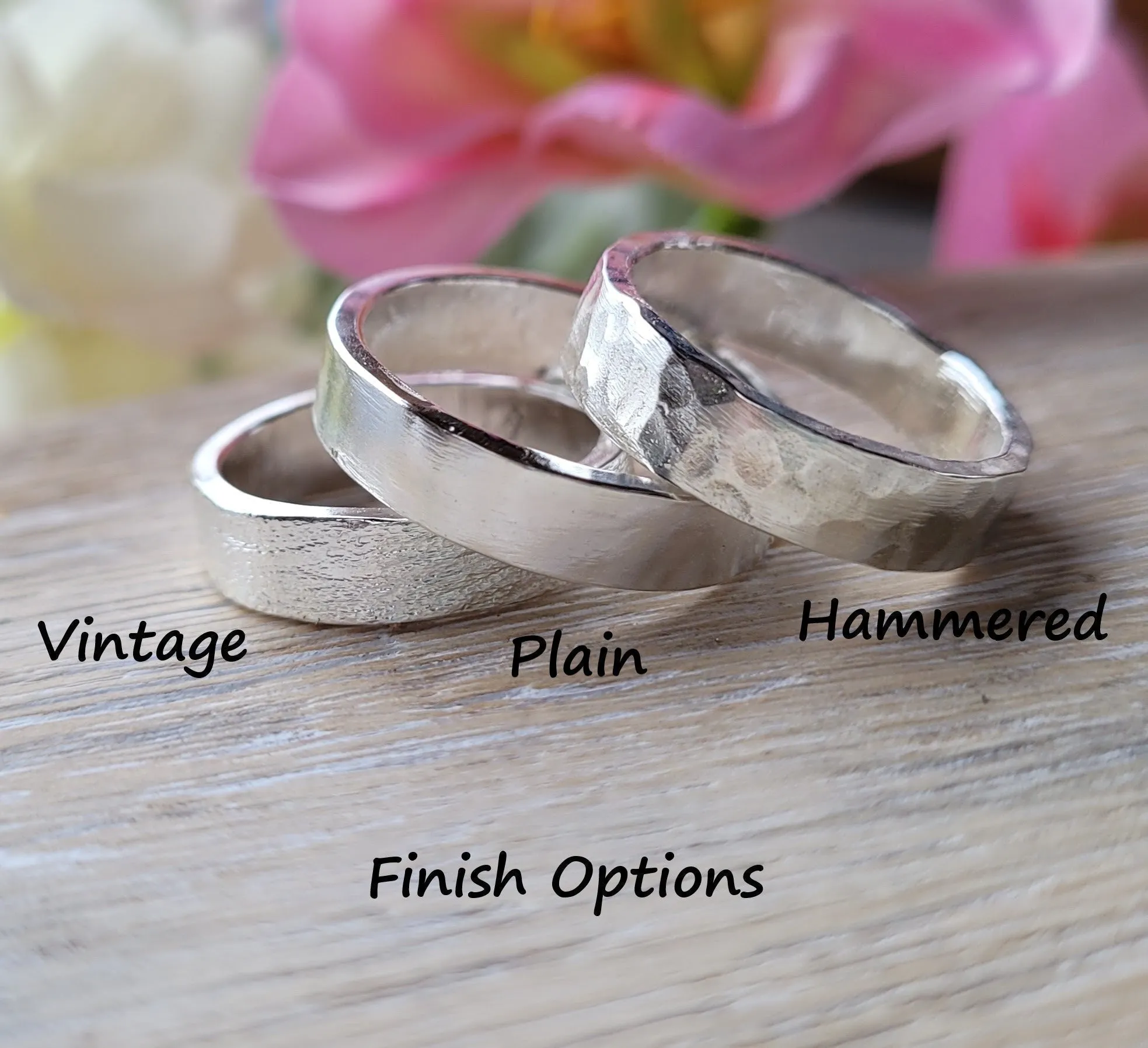 Silver 'Big Sunflower' Chunky Stamped Charm Bangle