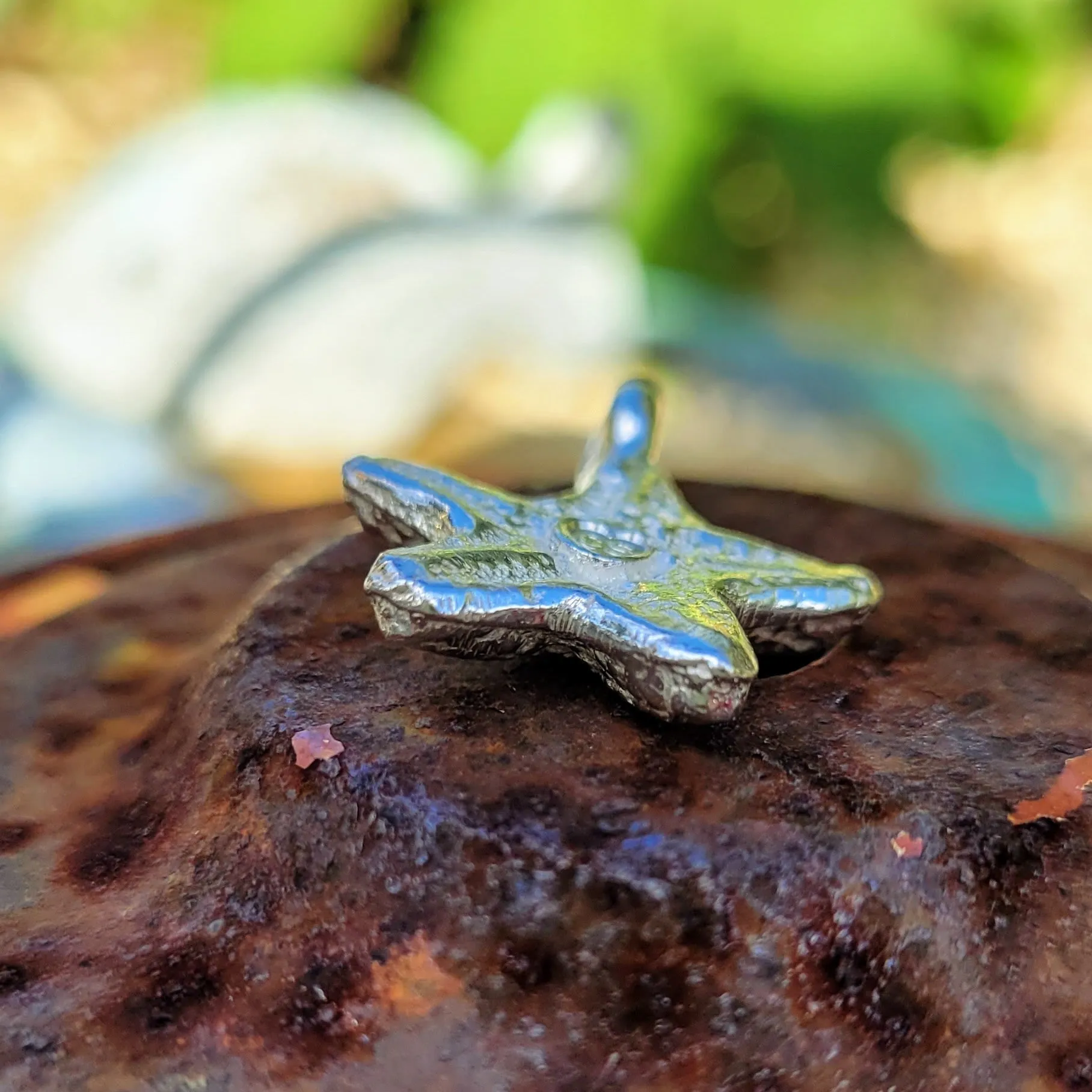 Starfish Charm Cord Bracelet or Choker Necklace