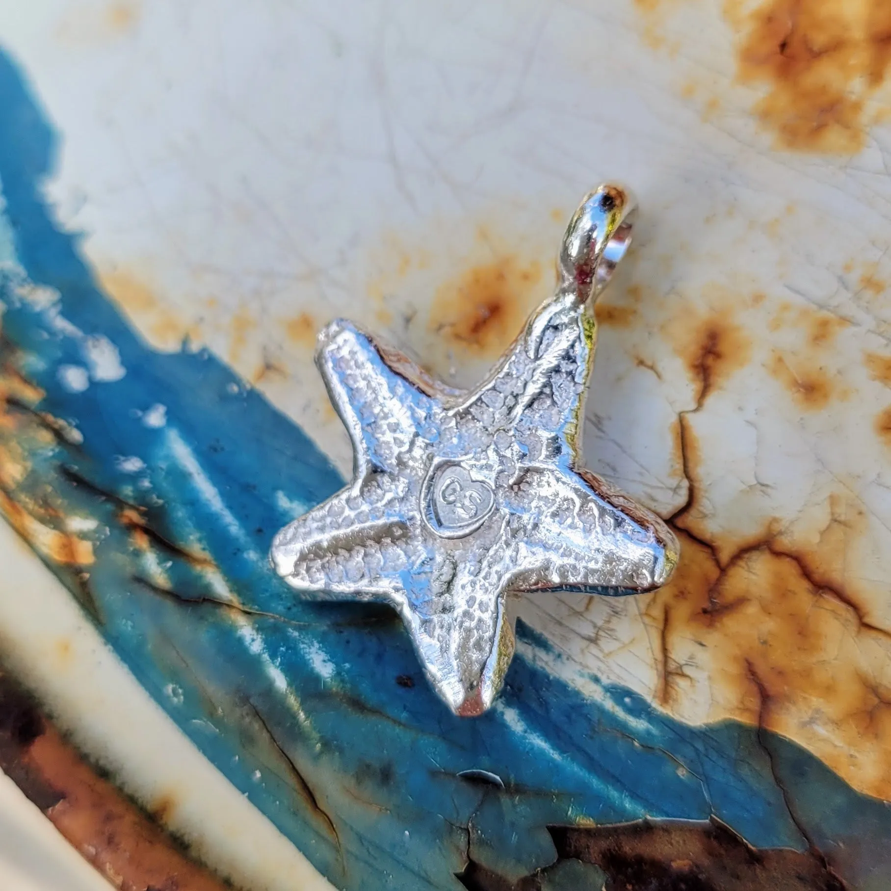 Starfish Charm Cord Bracelet or Choker Necklace