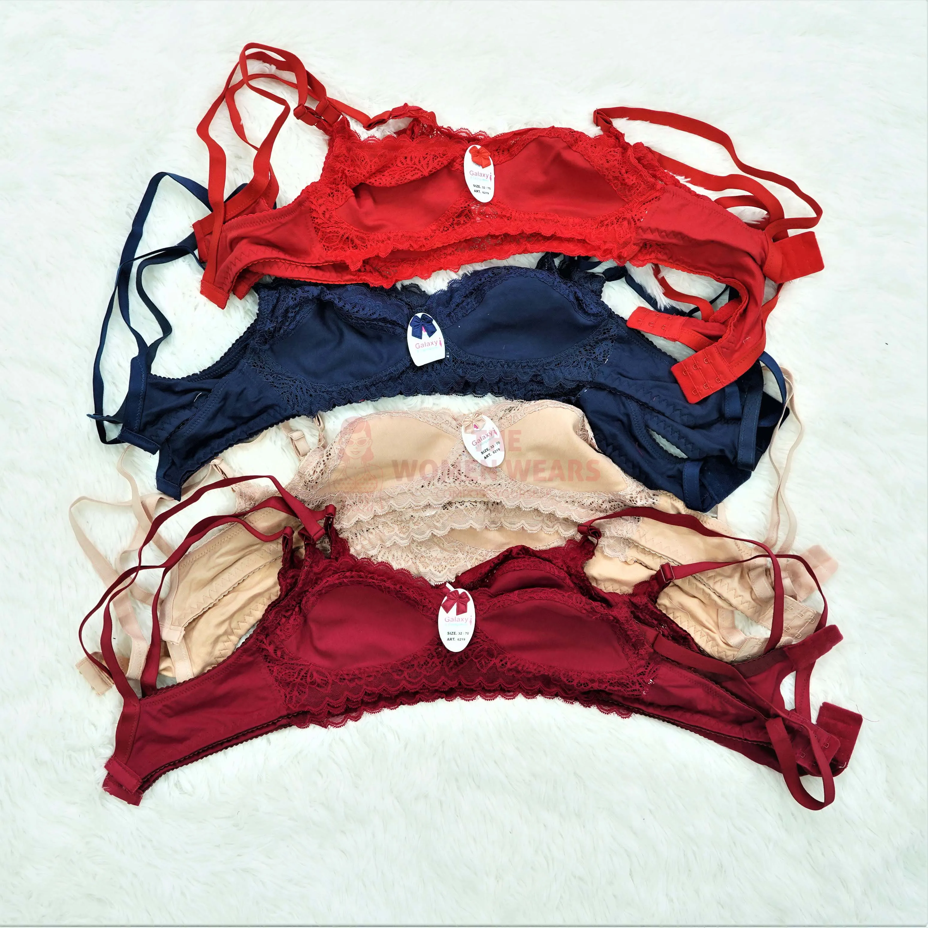 Women's Breathable Soft Cotton Bra (6219)