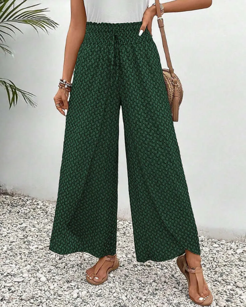 Women's Breathable Tulip Wide Leg Pants